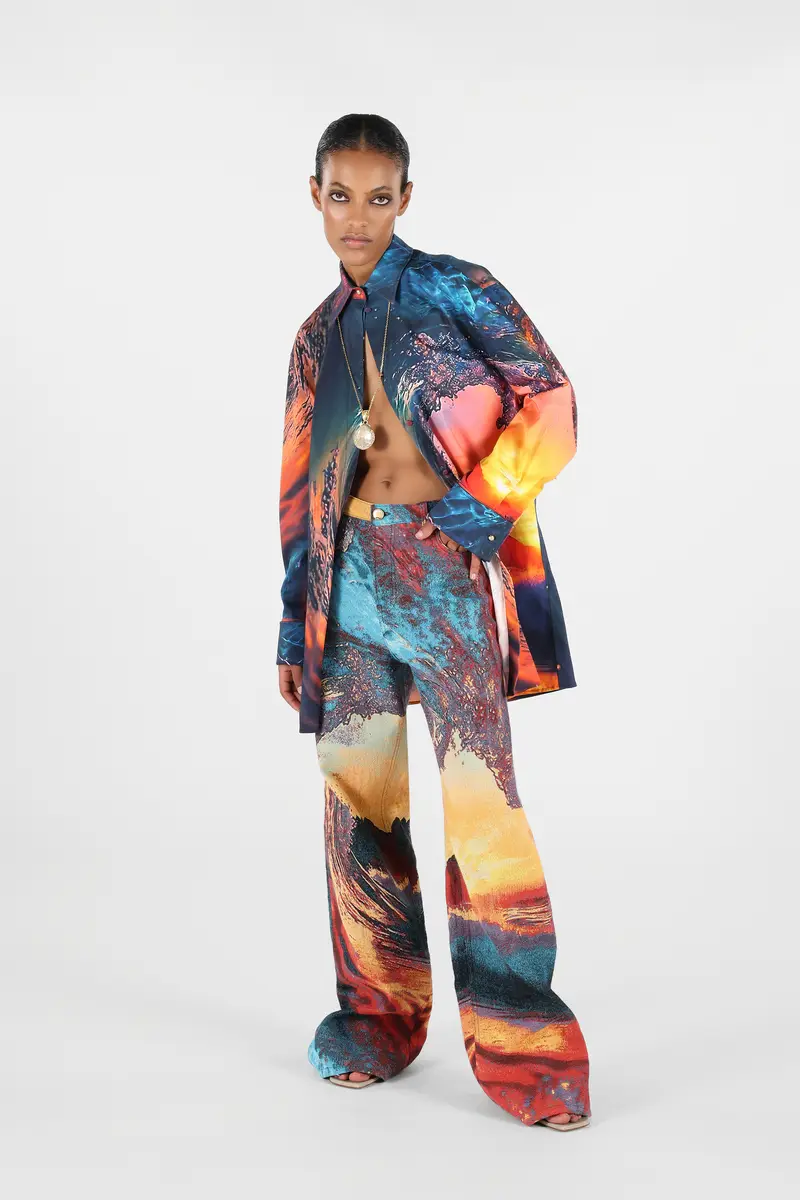Roberto Cavalli Itaca Print Dress | Thumbnail 7 Roberto Cavalli Itaca Print Dress | Thumbnail 7