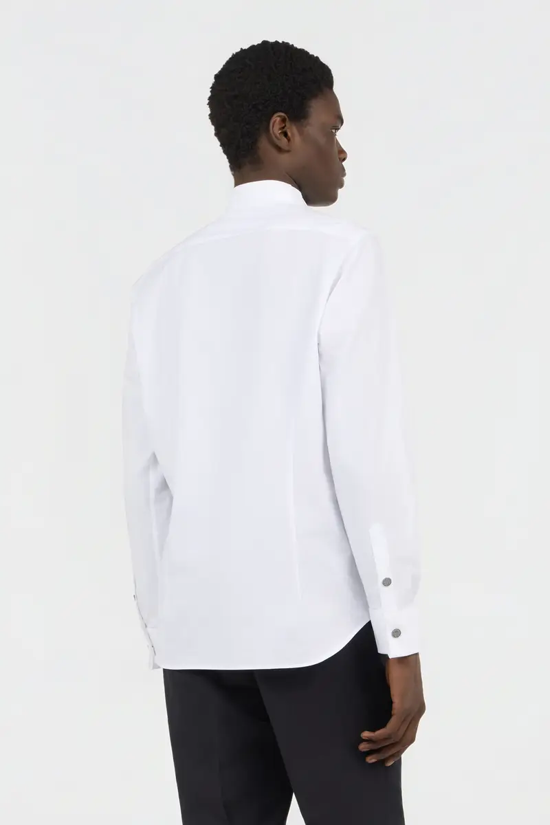 Roberto Cavalli White Tuxedo Shirt | Thumbnail 3 Roberto Cavalli White Tuxedo Shirt | Thumbnail 3
