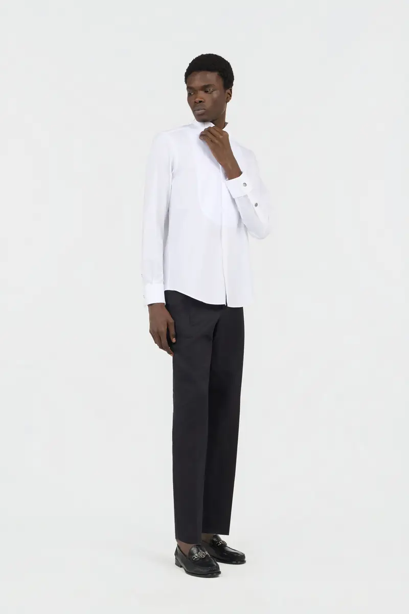 Roberto Cavalli White Tuxedo Shirt | Thumbnail 6 Roberto Cavalli White Tuxedo Shirt | Thumbnail 6