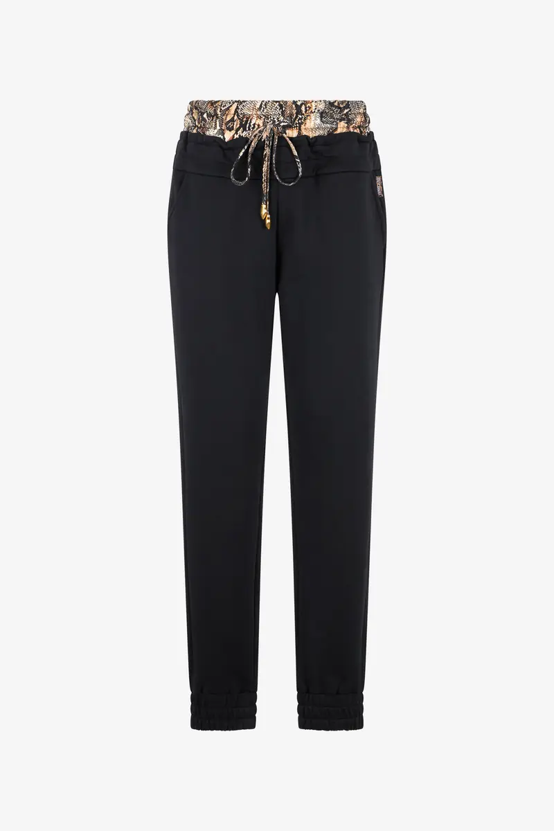 Roberto Cavalli Sports Pants With Python Print Waistband | Thumbnail 2