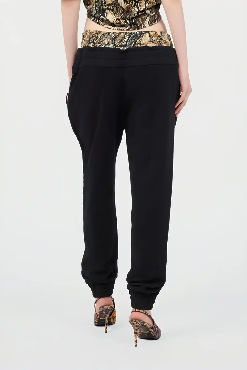 Roberto Cavalli Sports Pants With Python Print Waistband | Thumbnail 3