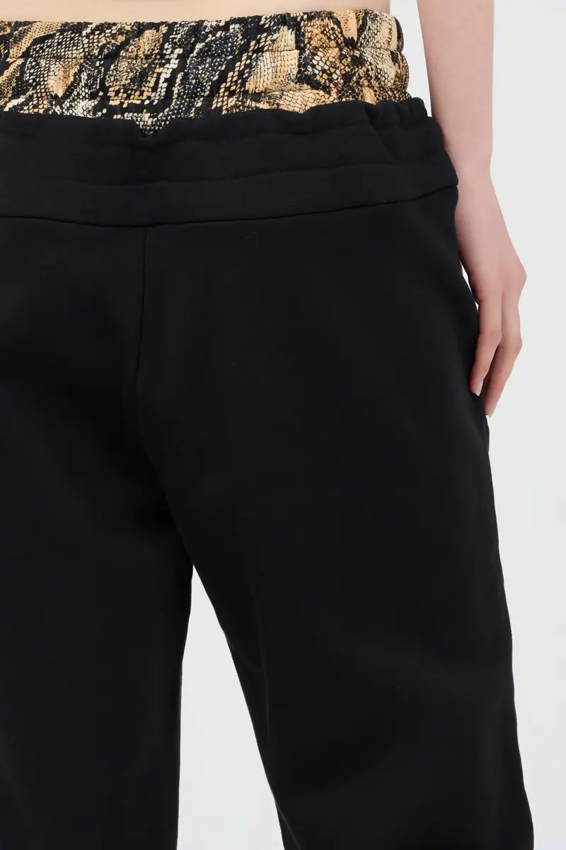 Roberto Cavalli Sports Pants With Python Print Waistband | Thumbnail 5