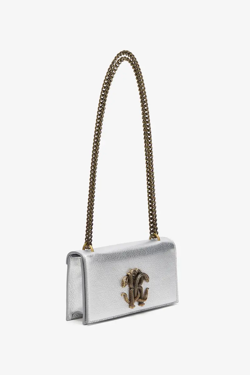 Roberto Cavalli Bag with Mirror Snake Monogram | Thumbnail 4 Roberto Cavalli Bag with Mirror Snake Monogram | Thumbnail 4
