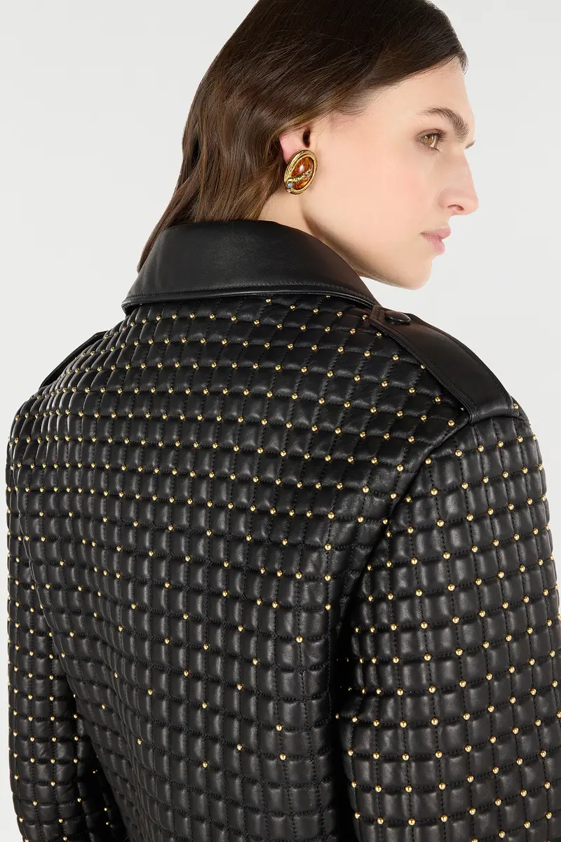 Roberto Cavalli Cropped Jacket With 3D-Effect Quilting | Thumbnail 5 Roberto Cavalli Cropped Jacket With 3D-Effect Quilting | Thumbnail 5