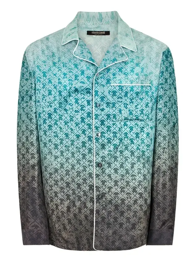 Silk Shirt with Monogram Silk Shirt with Monogram