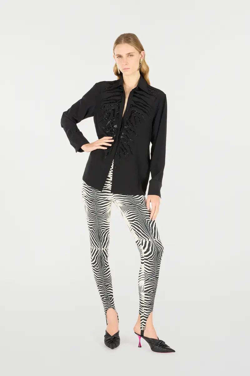 Roberto Cavalli Sequined Tiger Skin Shirt | Thumbnail 7