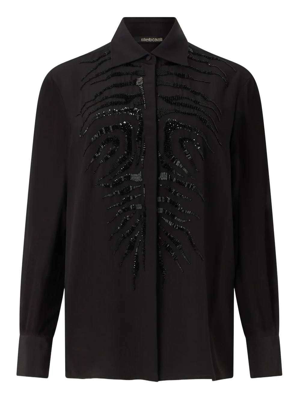 Roberto Cavalli Sequined Tiger Skin Shirt