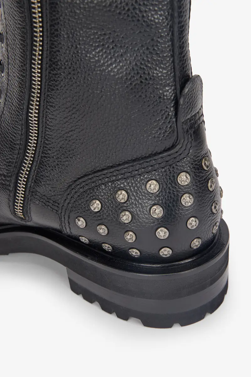 Roberto Cavalli Combat Boots With RC Monogram Detail | Thumbnail 5 Roberto Cavalli Combat Boots With RC Monogram Detail | Thumbnail 5