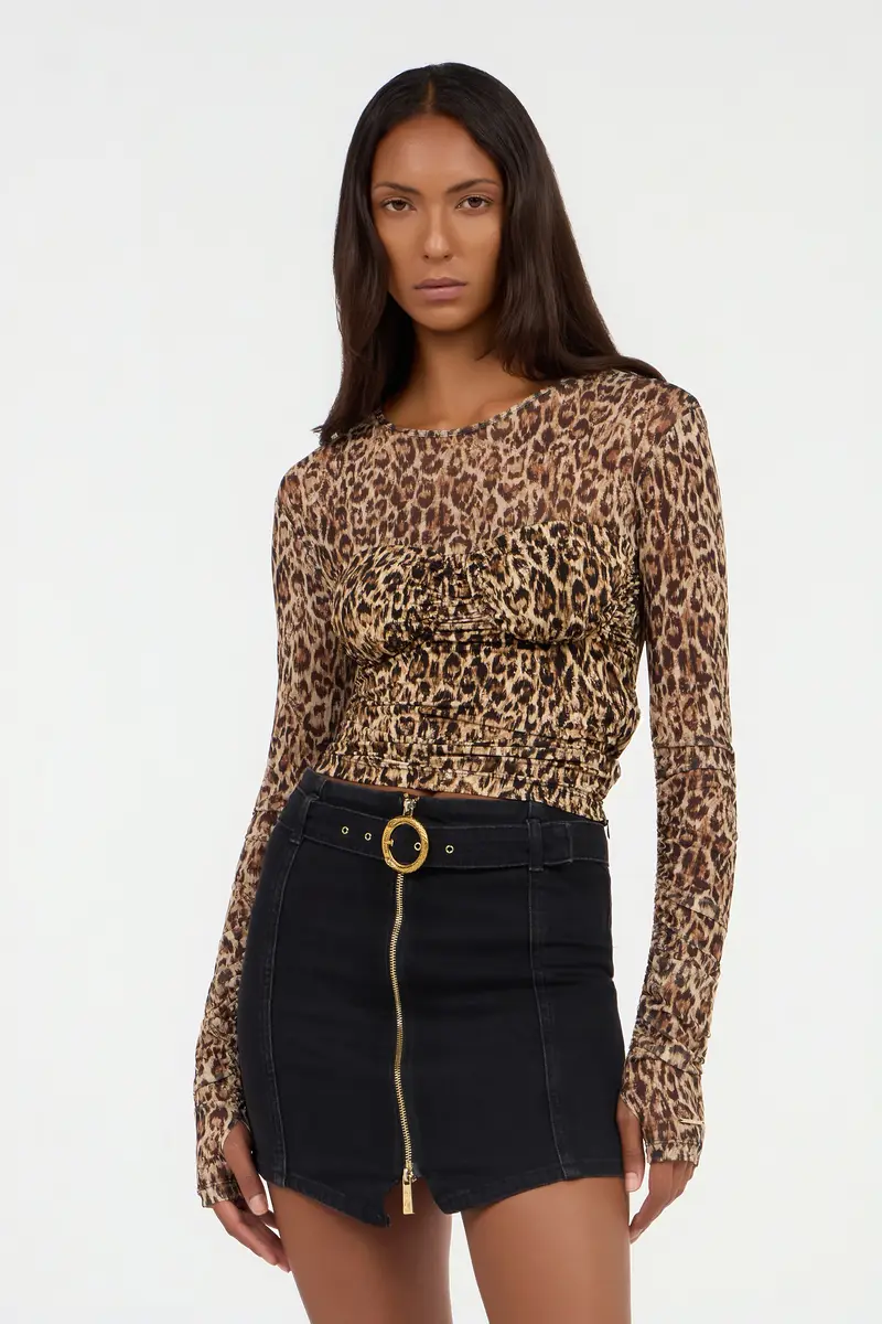 Roberto Cavalli Leopard Skin Print Sweater | Thumbnail 2 Roberto Cavalli Leopard Skin Print Sweater | Thumbnail 2