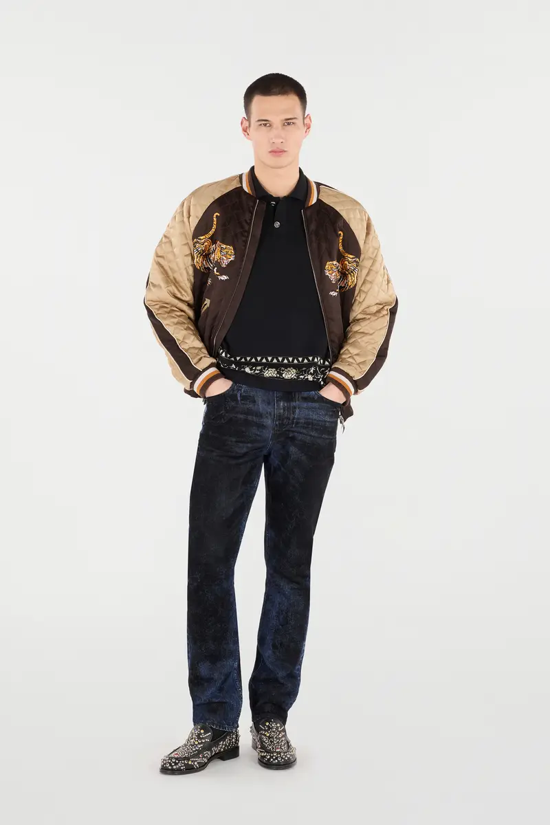 Roberto Cavalli Bomber Jacket With Tigers | Thumbnail 6 Roberto Cavalli Bomber Jacket With Tigers | Thumbnail 6