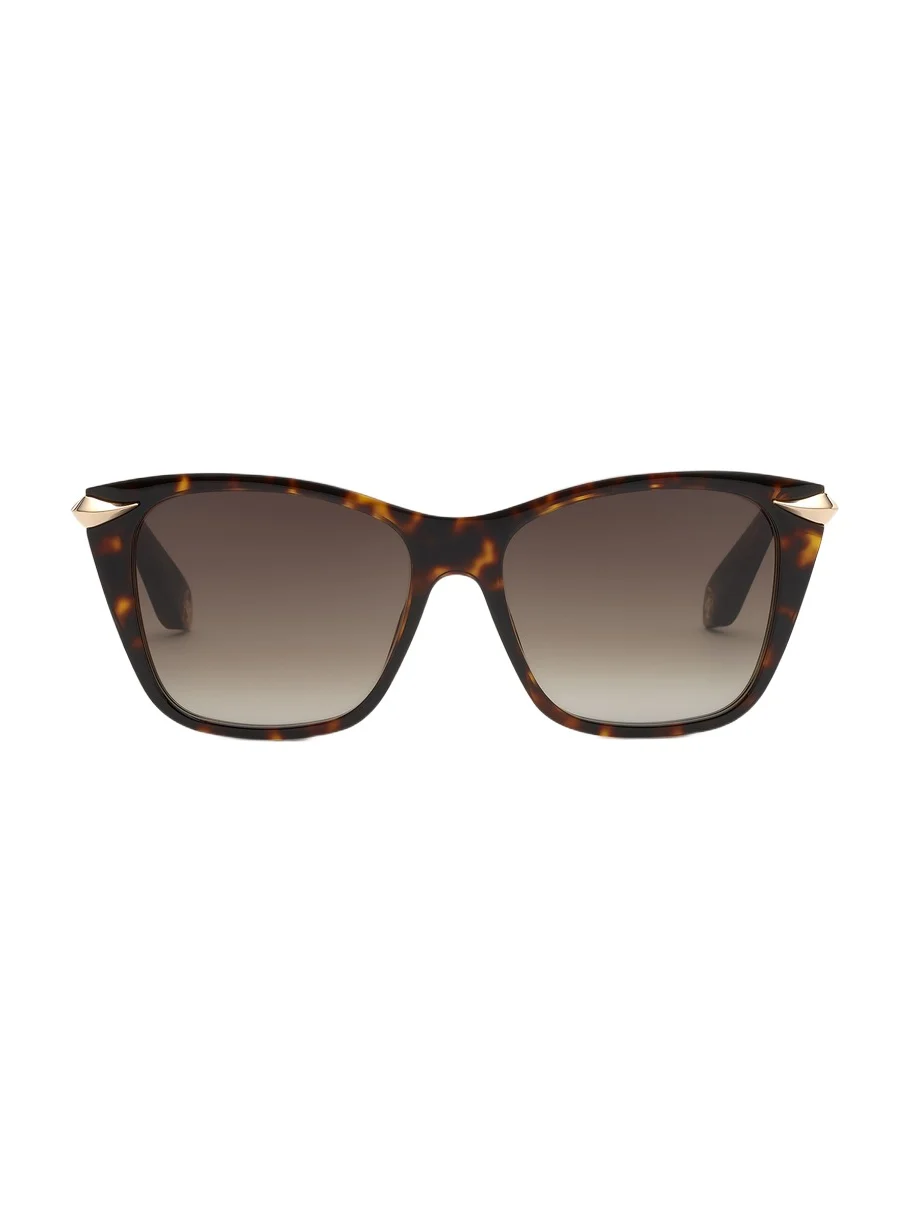 Sunglasses with acetate front combined with metal temples Sunglasses with acetate front combined with metal temples