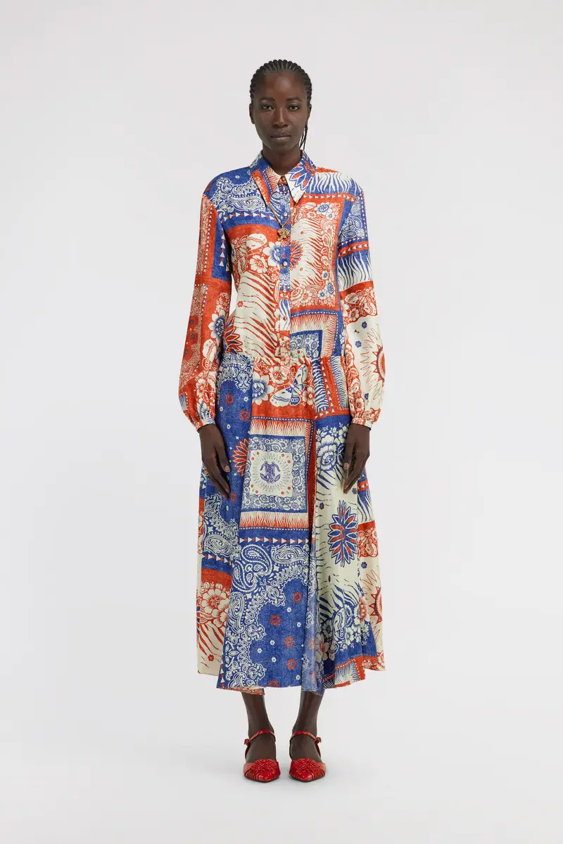 Roberto Cavalli Bandana Print Maxi Dress | Thumbnail 2