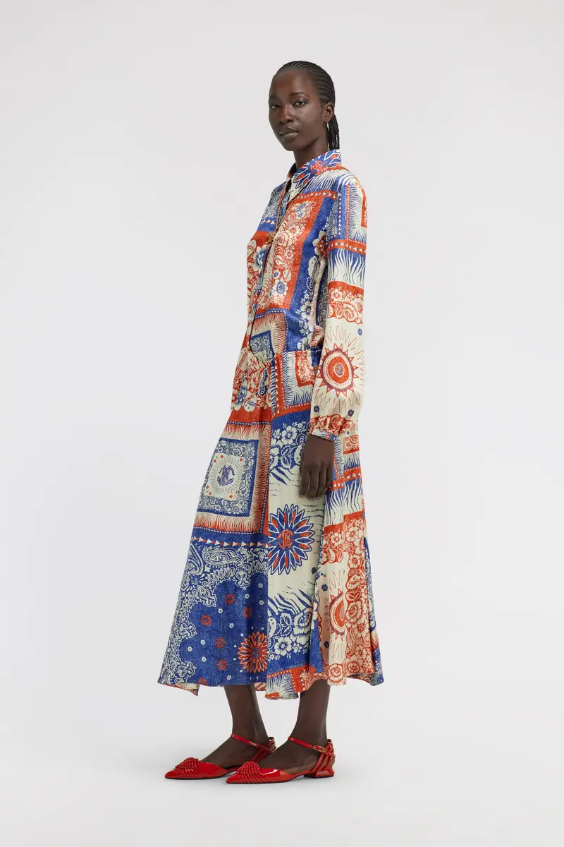 Roberto Cavalli Bandana Print Maxi Dress | Thumbnail 4