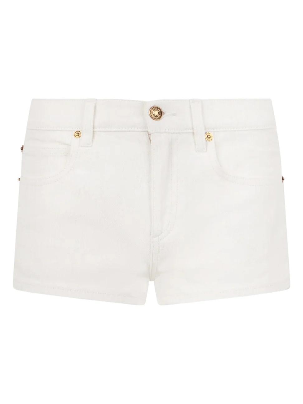 Stretch Cotton Denim Shorts