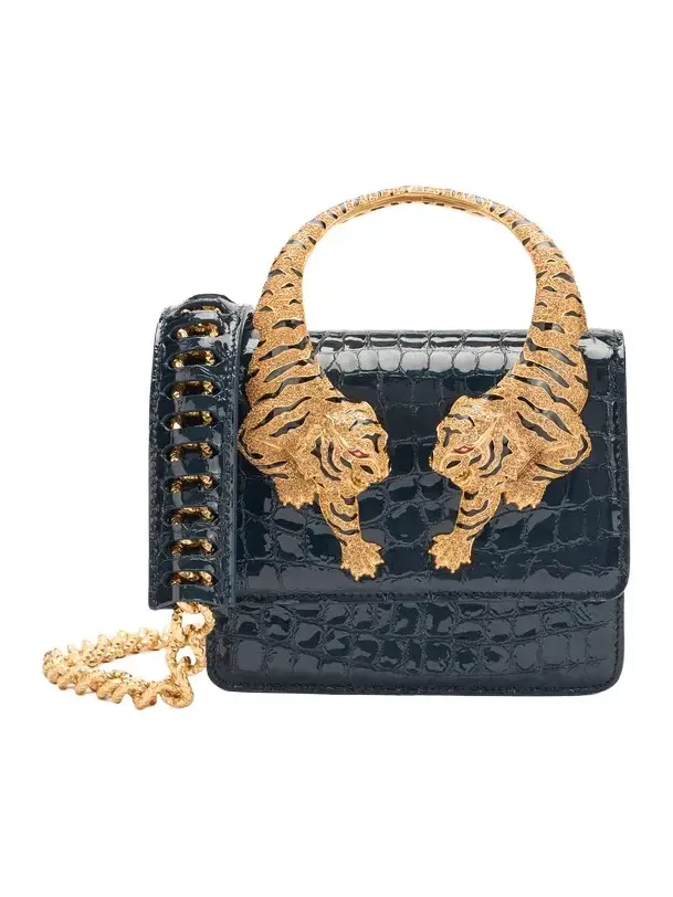 Crocodile-Print Roar Bag
