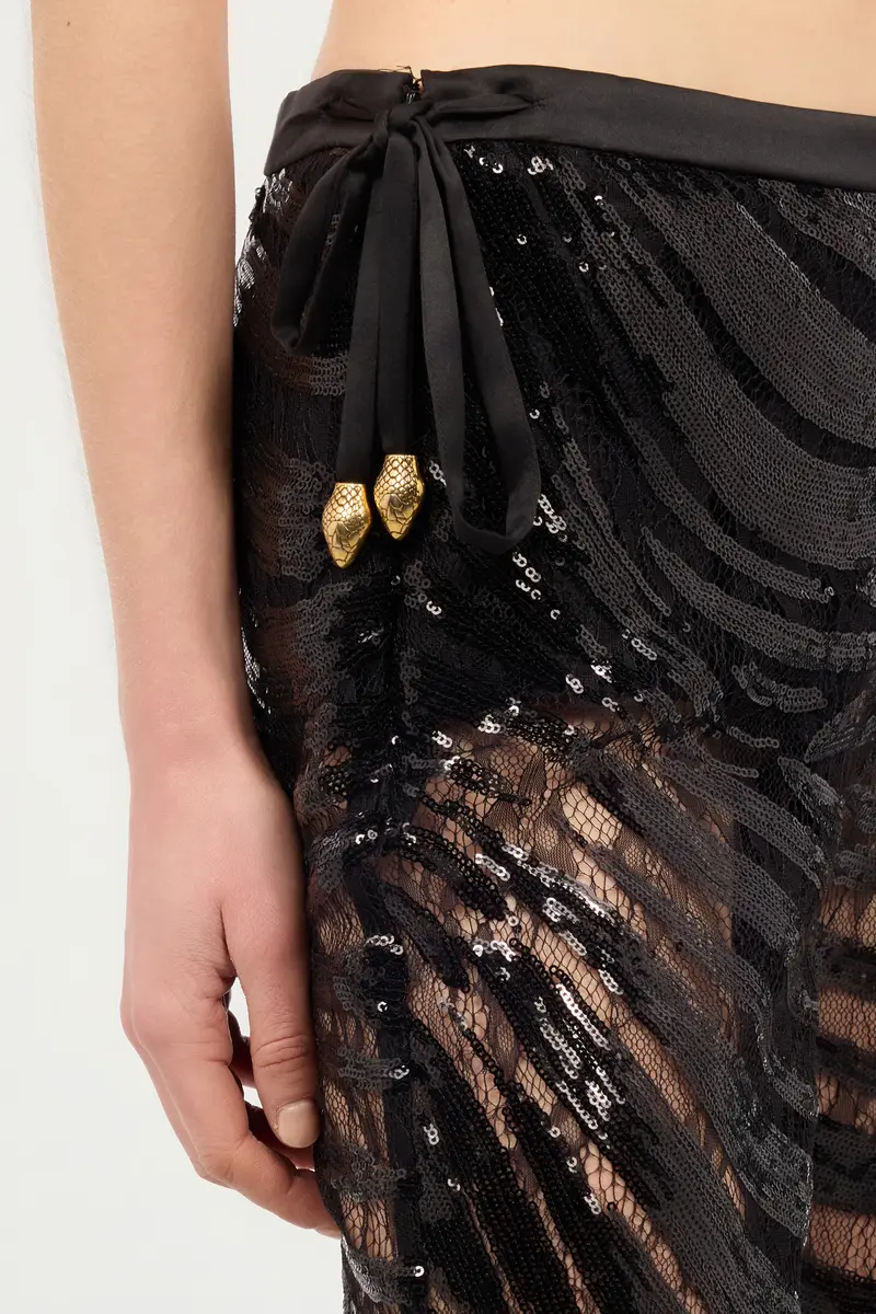 Roberto Cavalli Flared Pants With Zebra Pattern And Sequins | Thumbnail 5 Roberto Cavalli Flared Pants With Zebra Pattern And Sequins | Thumbnail 5