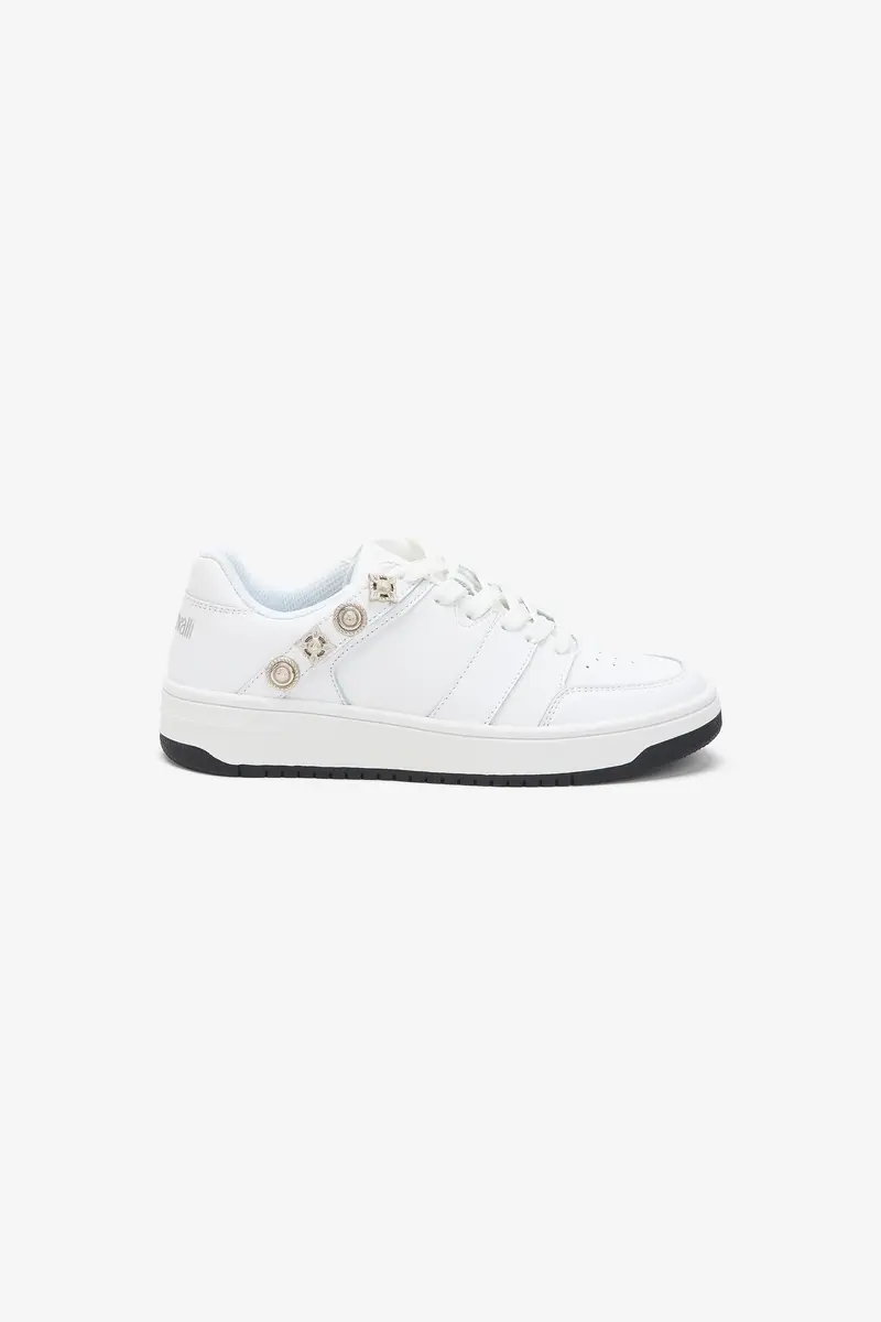 Roberto Cavalli White Low Top Sneakers | Thumbnail 2 Roberto Cavalli White Low Top Sneakers | Thumbnail 2