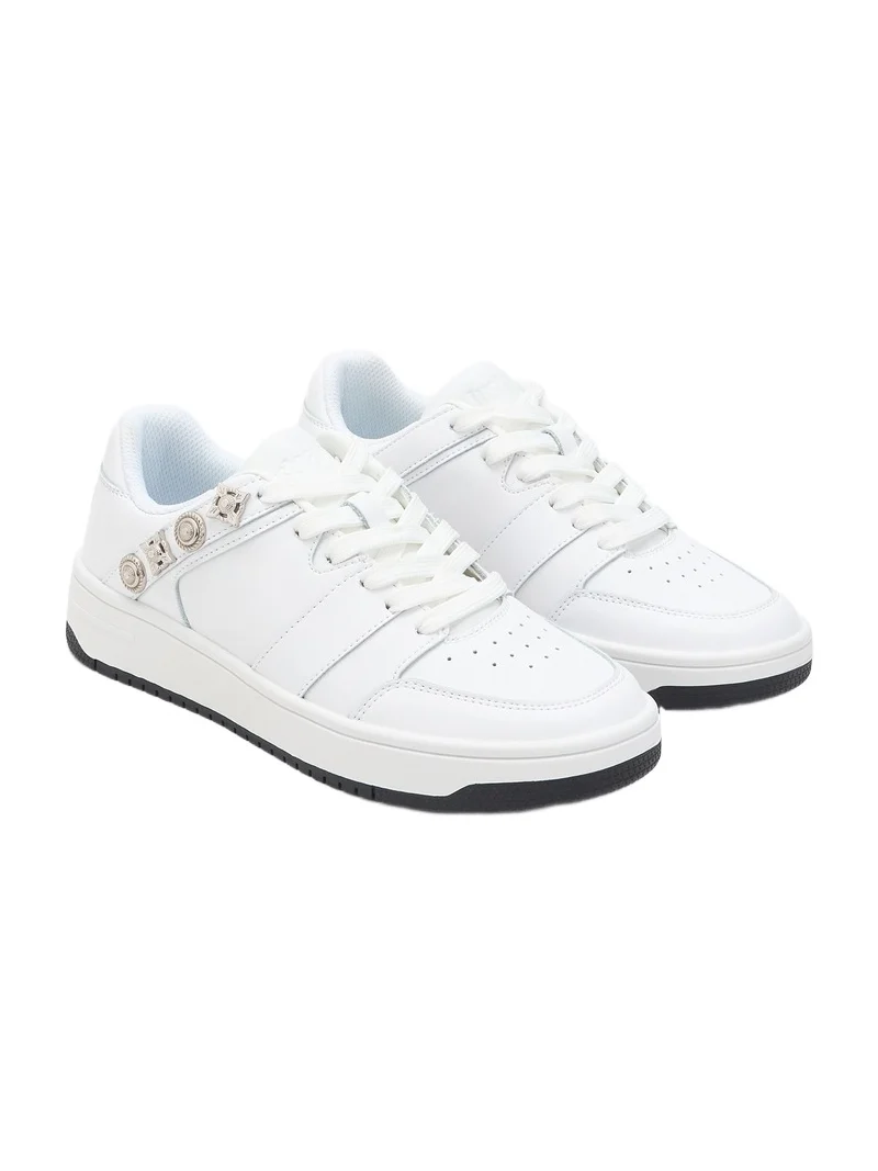 White Low Top Sneakers