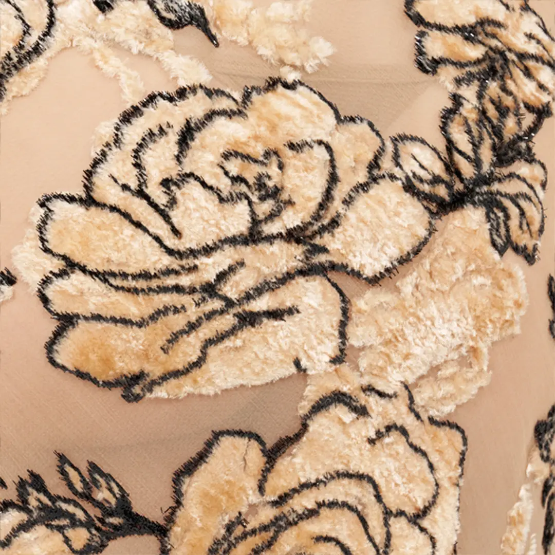 Roberto Cavalli Floral Devoré Silk Dress Mini | Thumbnail 4