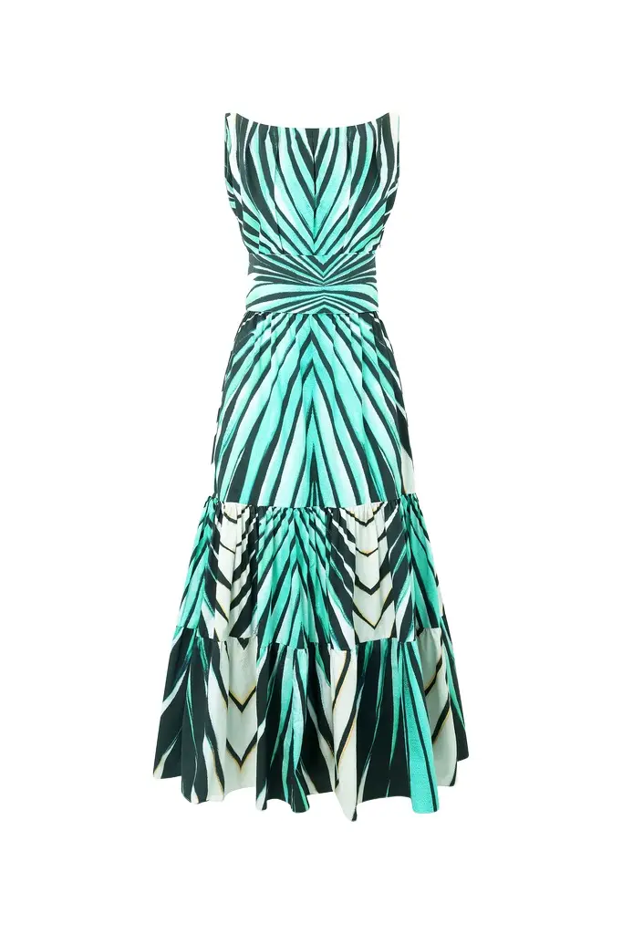 Ray Of Sea Print Midi Dress Ray Of Sea Print Midi Dress
