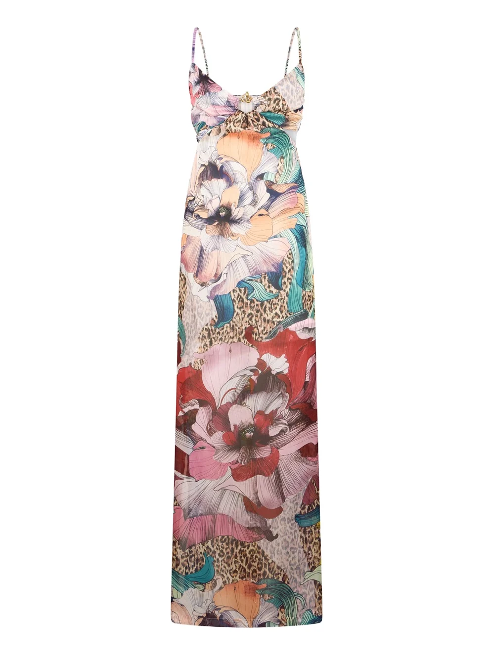 Flower Multicolor Print Dress Flower Multicolor Print Dress