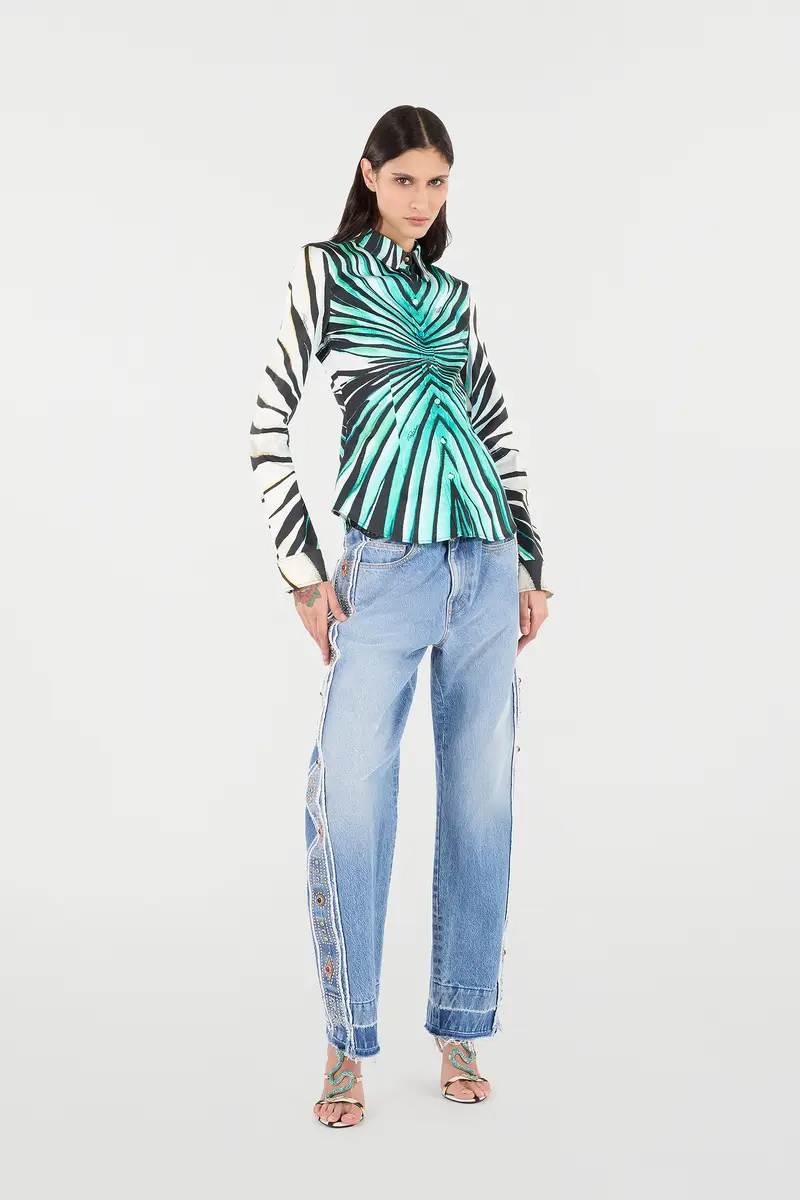 Roberto Cavalli Ray Of Sea Print Shirt | Thumbnail 7 Roberto Cavalli Ray Of Sea Print Shirt | Thumbnail 7