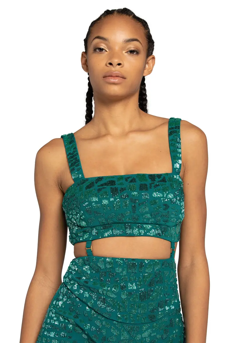 Roberto Cavalli Leopard Bead-Embellished Mini Dress | Thumbnail 4 Roberto Cavalli Leopard Bead-Embellished Mini Dress | Thumbnail 4