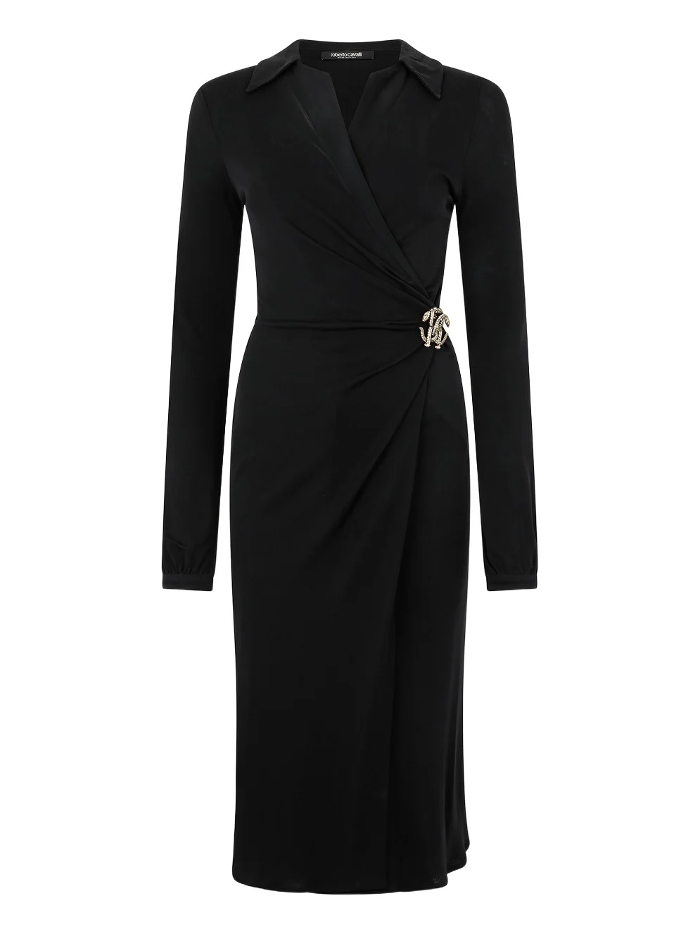Midi Dress With Mirror Snake Monogram