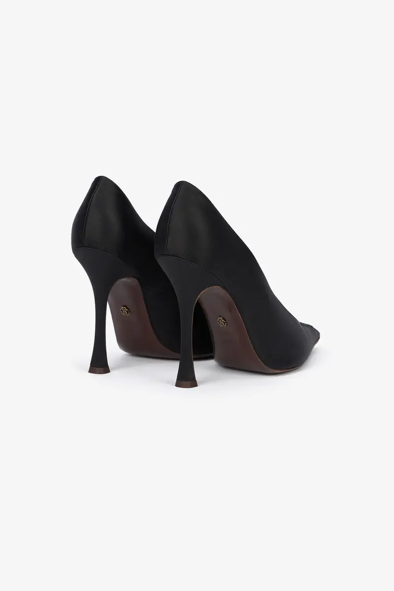 Roberto Cavalli Black Pumps With Leaf Insert | Thumbnail 3 Roberto Cavalli Black Pumps With Leaf Insert | Thumbnail 3