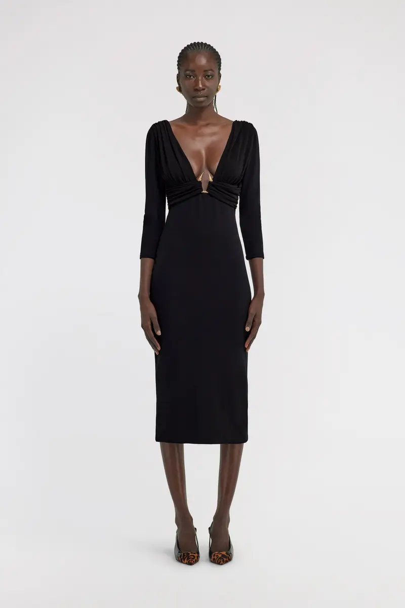 Roberto Cavalli Dress with Gold Detail | Thumbnail 2