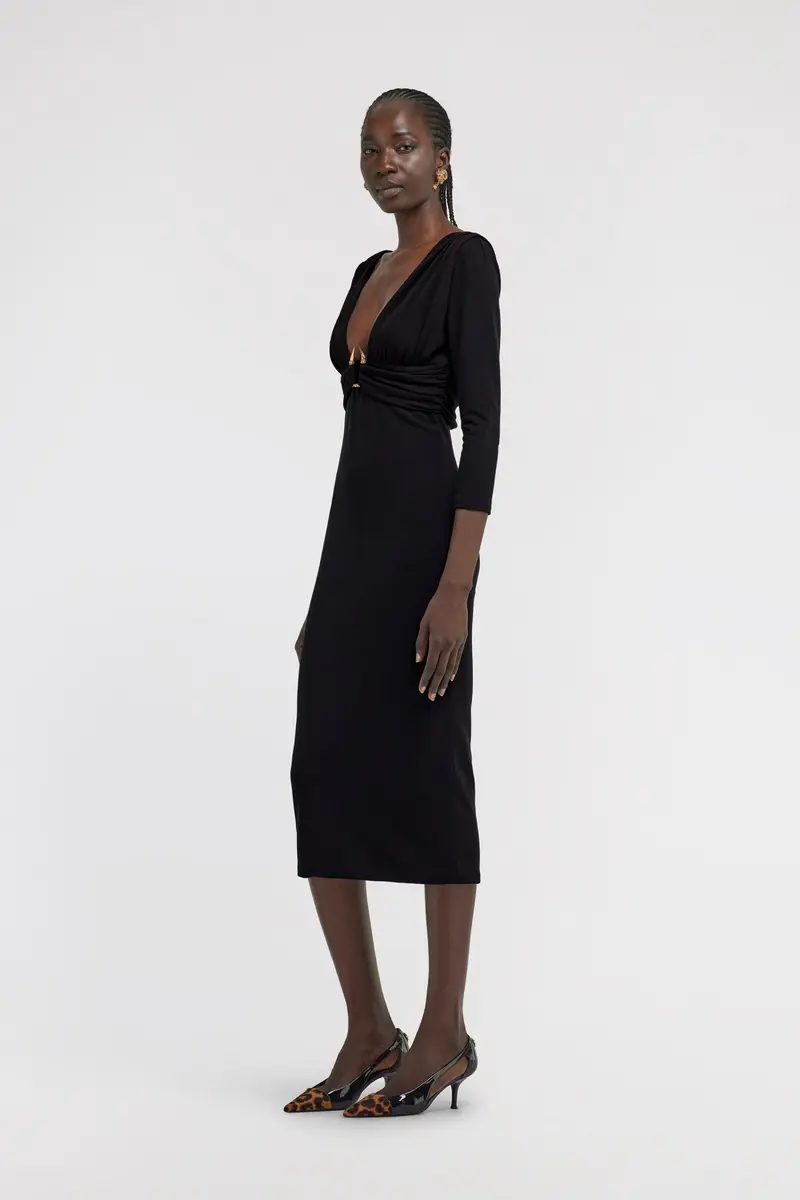 Roberto Cavalli Dress with Gold Detail | Thumbnail 4