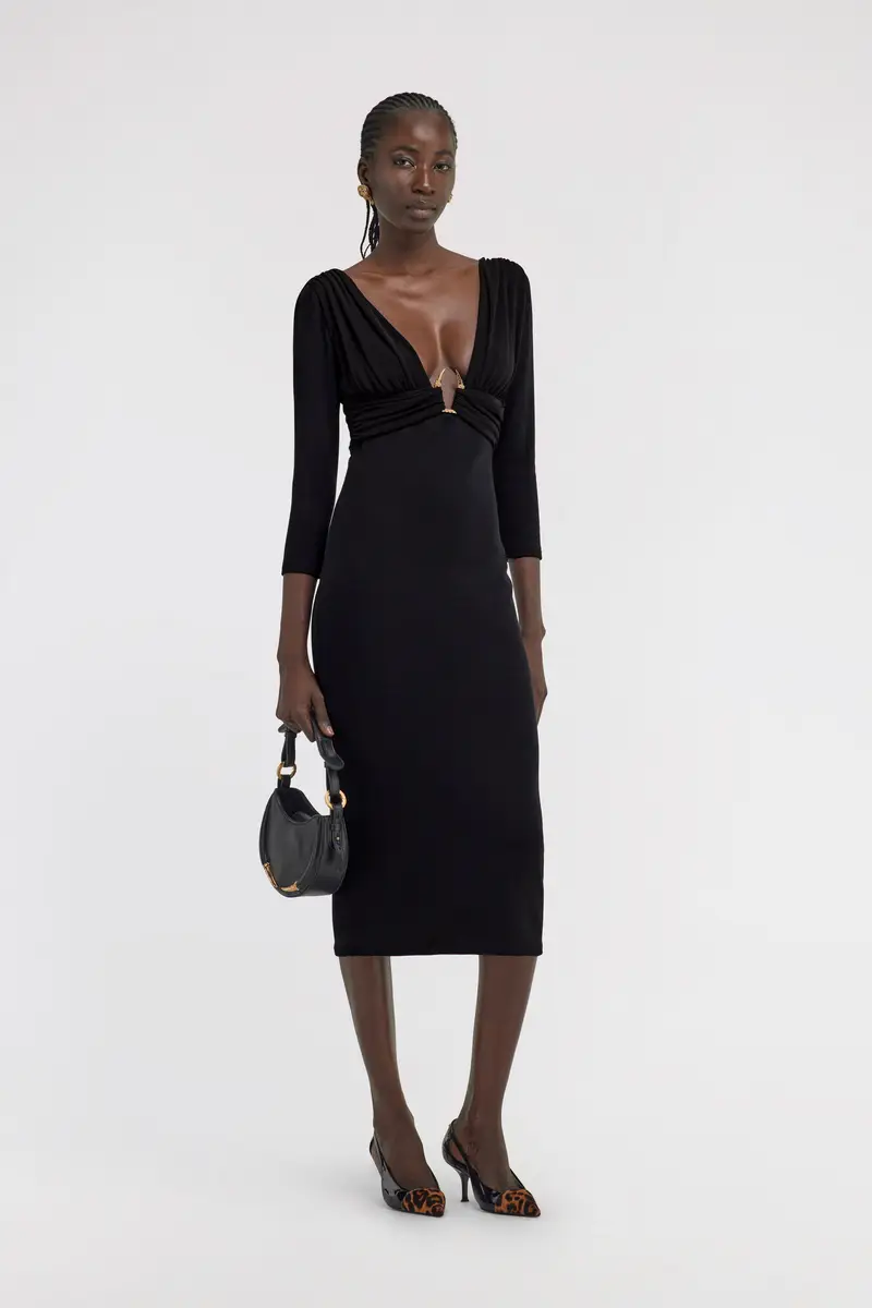 Roberto Cavalli Dress with Gold Detail | Thumbnail 5