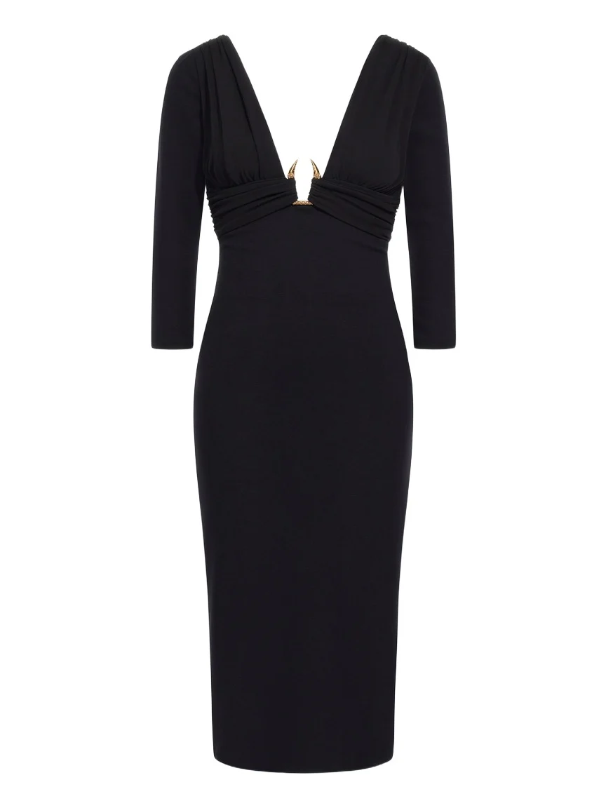 Roberto Cavalli Dress with Gold Detail