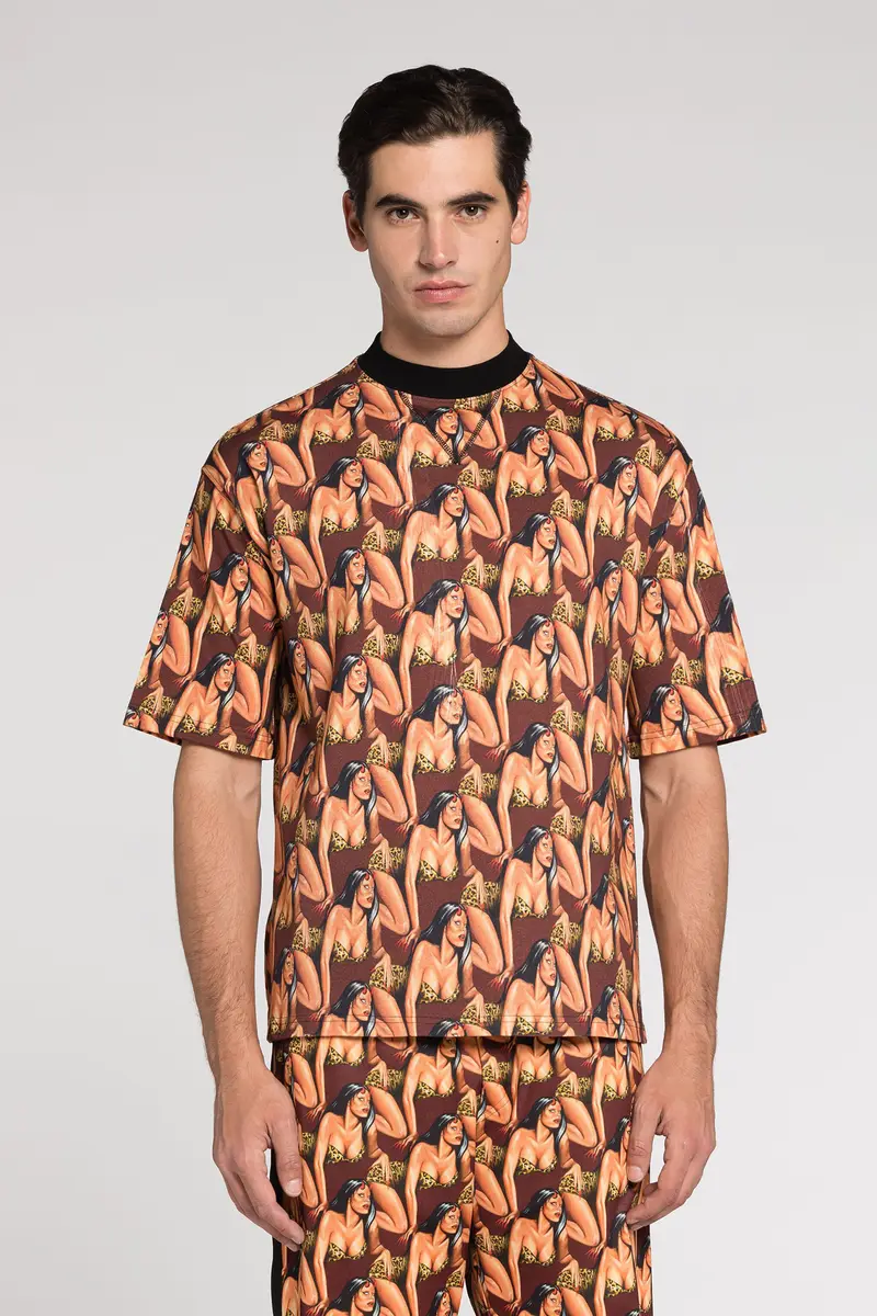 Roberto Cavalli Graphic-Print Cotton T-Shirt | Thumbnail 3