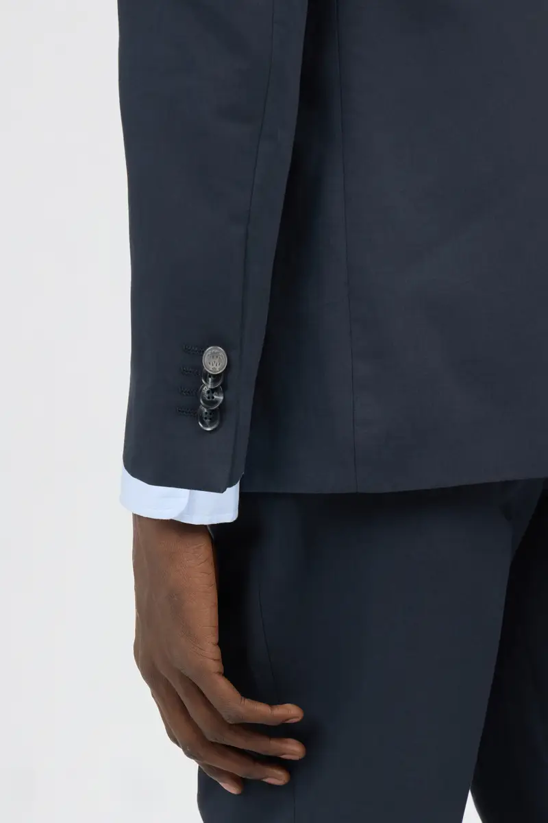 Roberto Cavalli Blue Cotton and Linen Suit | Thumbnail 5 Roberto Cavalli Blue Cotton and Linen Suit | Thumbnail 5