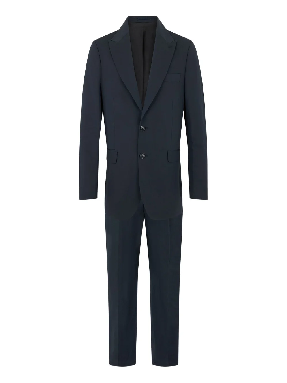 Roberto Cavalli Blue Cotton and Linen Suit