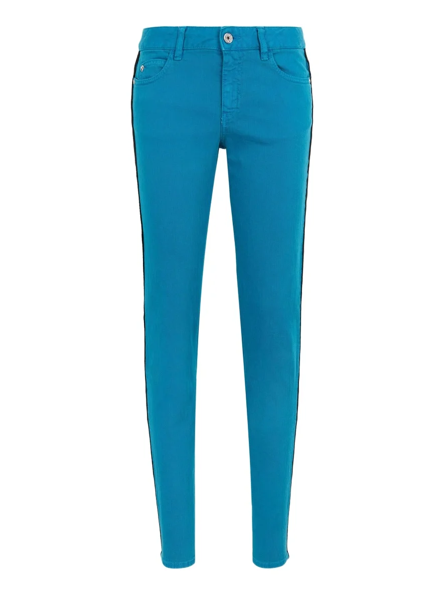 Just Cavalli Crochet-Stripe Jeans