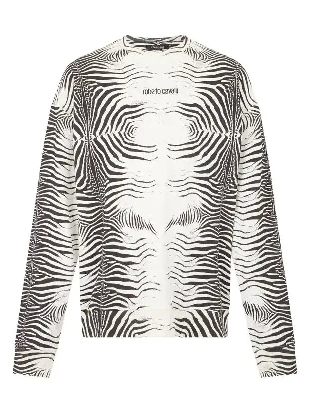 Zebra Print Sweatshirt
