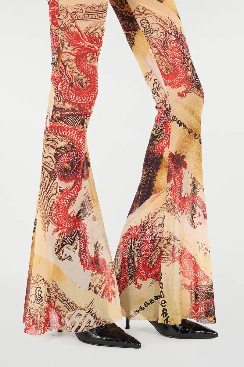 Roberto Cavalli Pants With Oriental Print | Thumbnail 6 Roberto Cavalli Pants With Oriental Print | Thumbnail 6