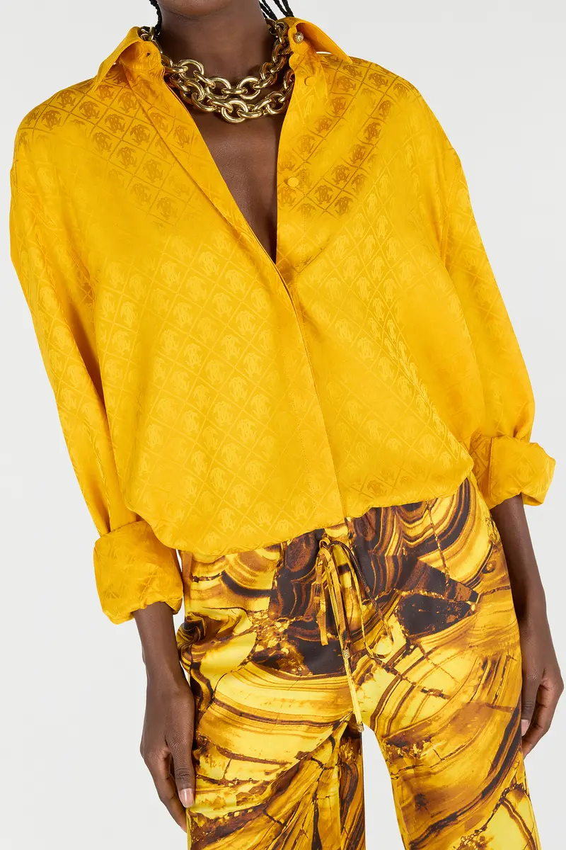 Roberto Cavalli Shirt With Mirror Snake Monogram | Thumbnail 5 Roberto Cavalli Shirt With Mirror Snake Monogram | Thumbnail 5