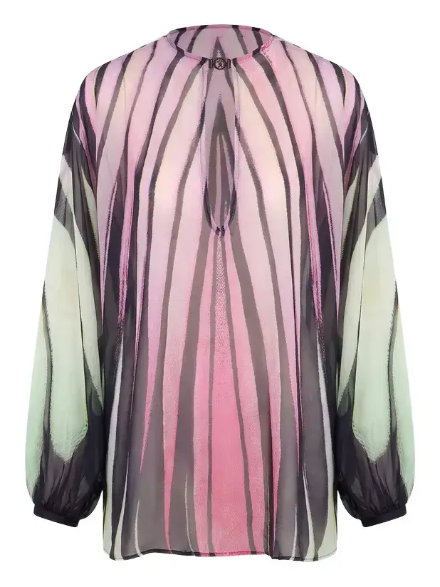 Ray Of Paradise Print Kaftan