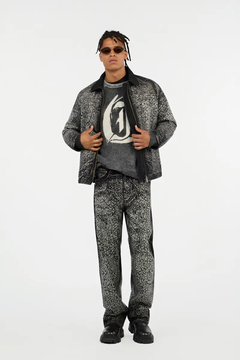 Roberto Cavalli Washed Black Sweater | Thumbnail 6 Roberto Cavalli Washed Black Sweater | Thumbnail 6