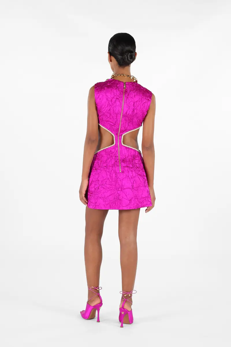 Roberto Cavalli Cut-Out Detail Mini Dress | Thumbnail 3