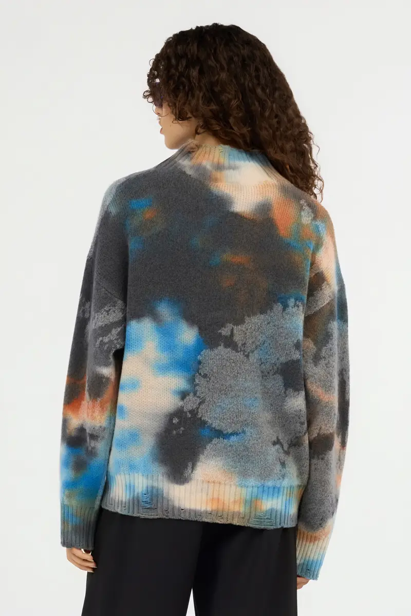 Roberto Cavalli Rusty Stain Print Sweater | Thumbnail 3 Roberto Cavalli Rusty Stain Print Sweater | Thumbnail 3