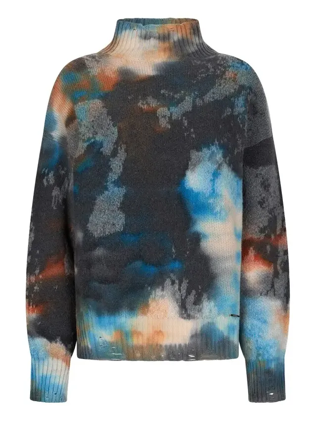Roberto Cavalli Rusty Stain Print Sweater