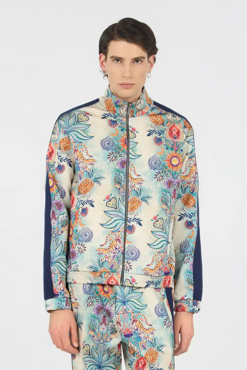 Roberto Cavalli Tropical Garden Print Sweatshirt | Thumbnail 2 Roberto Cavalli Tropical Garden Print Sweatshirt | Thumbnail 2