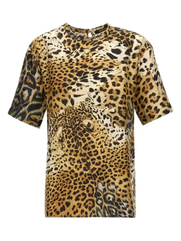 T-shirt with Jaguar Skin print