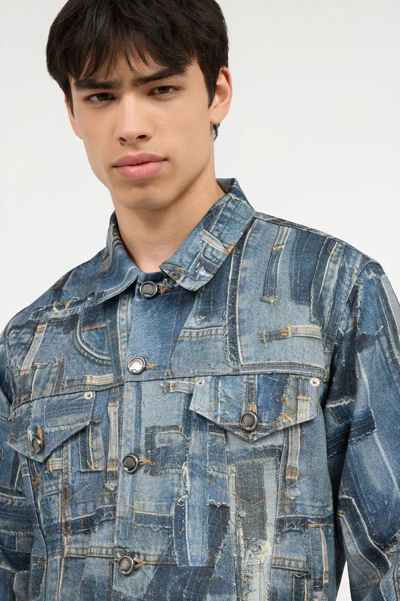 Roberto Cavalli Capsule Collection Patchwork Denim Jacket | Thumbnail 5 Roberto Cavalli Capsule Collection Patchwork Denim Jacket | Thumbnail 5