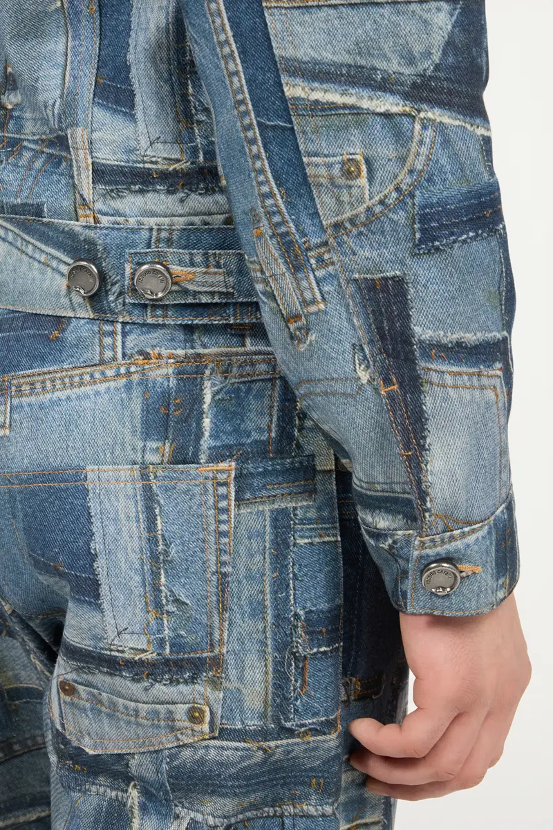 Roberto Cavalli Capsule Collection Patchwork Denim Jacket | Thumbnail 6 Roberto Cavalli Capsule Collection Patchwork Denim Jacket | Thumbnail 6