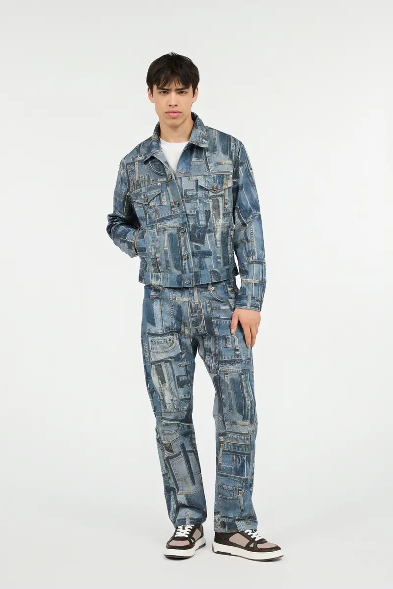 Roberto Cavalli Capsule Collection Patchwork Denim Jacket | Thumbnail 7 Roberto Cavalli Capsule Collection Patchwork Denim Jacket | Thumbnail 7